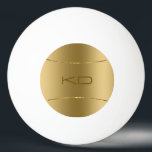 Bild von metallischem Gold - rostfreier Stahlschau Tischtennisball<br><div class="desc">Ein einfaches und modernes Bild mit metallischer goldener Textur mit glänzender Goldlinie und individueller Monografie.</div>