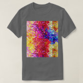Bild von Metallischen farbigen Sequinen LookDisco  T-Shirt (Design vorne)