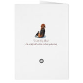 Bild von niedlicher Hündin-Beagle-Kuschelmutter (Hinten)