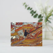 Bild von Orange und Gelb Jasper Postkarte (Stehend Vorderseite)