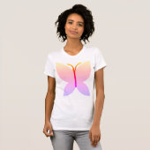 Bild von Pastel Gradient Butterfly T-Shirt (Vorne ganz)