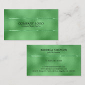 Bild von schimmerndem, rieselfähigem Imitat Visitenkarte (Vorne/Hinten)