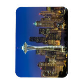 Bild von Seattle Skyline in den Morgenstunden. Magnet (Vertikal)