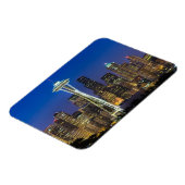Bild von Seattle Skyline in den Morgenstunden. Magnet (Linke Seite)