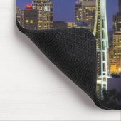 Bild von Seattle-Skylinen in Morgenstunden Mousepad (Ecke)