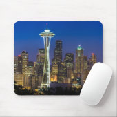Bild von Seattle-Skylinen in Morgenstunden Mousepad (Mit Mouse)