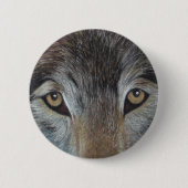 Bild von Seelenwölfen Augen Wildtiere Button (Vorderseite)