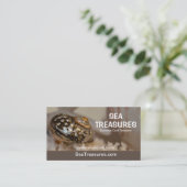 Bild von Starfish und Seashells Visitenkarte (Stehend Vorderseite)