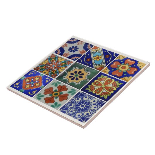 Bild von Talavera Tile auf 6 x 6 Keramiken Tile Fliese (Seite)