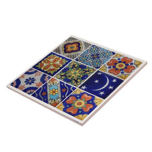 Bild von Talavera Tile auf 6 x 6 Keramiken Tile Fliese (Seite)