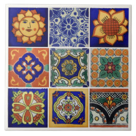 Bild von Talavera Tile auf 6 x 6 Keramiken Tile Fliese