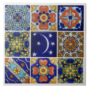 Bild von Talavera Tile auf 6 x 6 Keramiken Tile Fliese