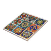 Bild von Talavera Tile auf der kleinen Keramik Fliese (Seite)