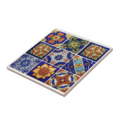 Bild von Talavera Tile auf der kleinen Keramik Fliese (Seite)