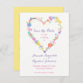 Bild-Vorlage Hübsch Positions Kranz Save the Date (Vorne/Hinten)