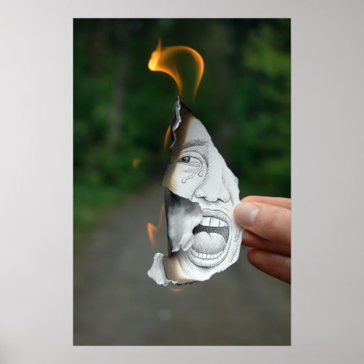 Bildaufnahme des Stifts Vs - Schrei Poster (Vorne)