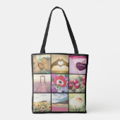 Bildcollage für benutzerdefinierte Instagramme Tasche (Rückseite)