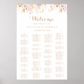 Bilddarstellung für den Fall Wild florale Alphabet Poster (Vorne)