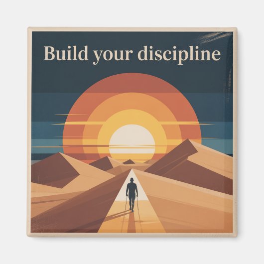 Bilde deine Disziplin Magnet (Vorne)
