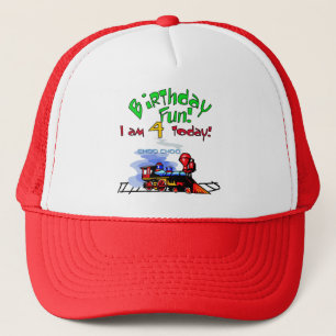 Bilden Sie 4. Geburtstags-T-Shirts und Geschenke Truckerkappe