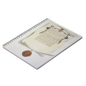 Bilden Sie Ausgabe der Magna Carta, erste publis Notizblock (Linke Seite)