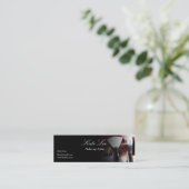 Bilden Sie Bürste Minicosmetologist-Visitenkarte Mini Visitenkarte (Stehend Vorderseite)