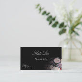 Bilden Sie Bürsten-Visitenkarte Visitenkarte (Stehend Vorderseite)