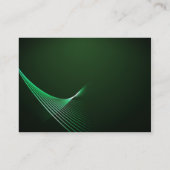 bilden Sie grünes Geschäft Visitenkarte (Rückseite)