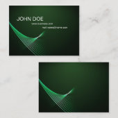 bilden Sie grünes Geschäft Visitenkarte (Vorne/Hinten)