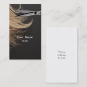 Bilden Sie Künstler - Haar-Stylisten Visitenkarte (Vorne/Hinten)