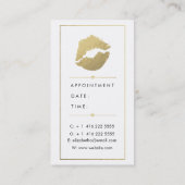 Bilden Sie Künstler-schicke Terminkarte (Rückseite)