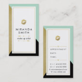 Bilden Sie Künstler-Visitenkarte - das Terminkarte (Vorne/Hinten)