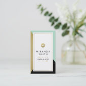 Bilden Sie Künstler-Visitenkarte - das Terminkarte (Stehend Vorderseite)