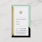 Bilden Sie Künstler-Visitenkarte - das Terminkarte (Rückseite)