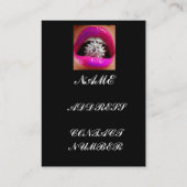 Bilden Sie Künstler-Visitenkarte Visitenkarte (Rückseite)