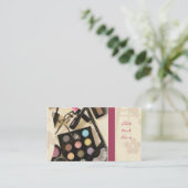 Bilden Sie Künstler-Visitenkarte Visitenkarte (Stehend Vorderseite)