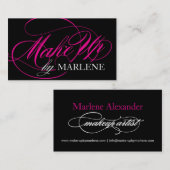 Bilden Sie Künstler-Visitenkarte Visitenkarte (Vorne/Hinten)