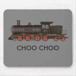 Bilden Sie Motor Choo Choo aus oder fertigen Sie Mousepad