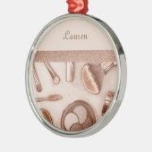 Bilden Sie Sammlung in den Bronzetönen Ornament Aus Metall (Links)