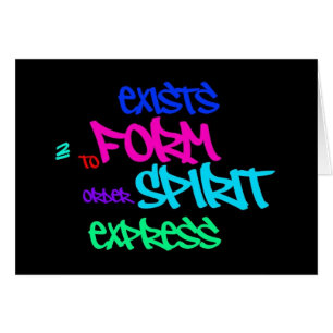 Bilden Sie sich existiert Karte (Schwarzes)