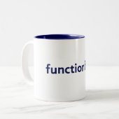 Bilden Sie sich folgt Funktion Zweifarbige Tasse (Vorderseite Links)