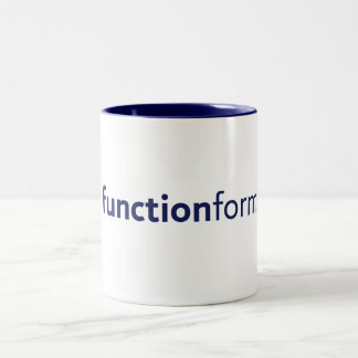 Bilden Sie sich folgt Funktion Zweifarbige Tasse