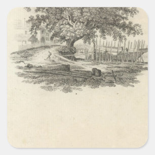 Bilden Sie sich in, welchem William Penn Quadratischer Aufkleber