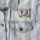Bilden Sie sich von zwei winged Geschöpfen mit Button (Beispiel)