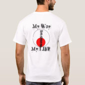 Bilden Sie stark aus oder gehen Sie Zuhause T-Shirt (Rückseite)