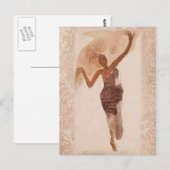 Bildende Kunst ~ Die Tänzerin c1906 Postkarte (Vorne/Hinten)