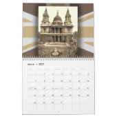 Bilder alten 12-monatigen Kalenders Londons Kalender (Mär 2027)