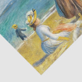 Bilder am Strand, Auguste Renoir Decoupage Art Seidenpapier (Ausschnitt)