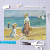 Bilder am Strand, Auguste Renoir Decoupage Art Seidenpapier (Handwerk)