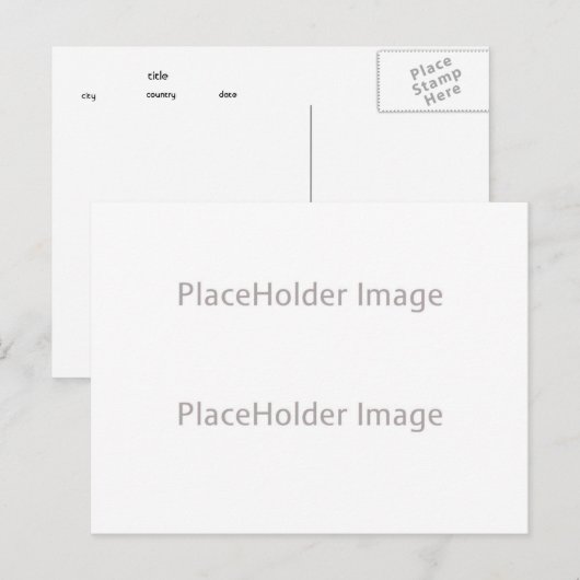 Bilder aus Asien Postkarte (Vorne/Hinten)